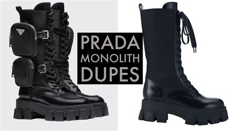 prada shoe dupes|prada combat boots dupe.